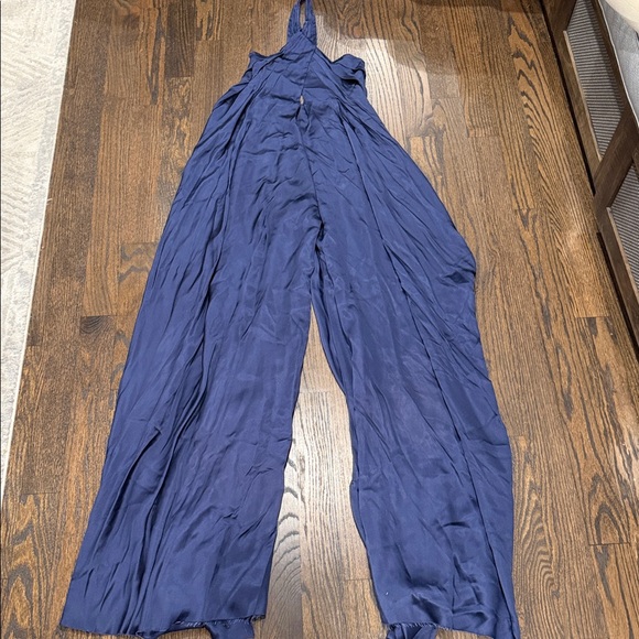 NWT Wes Gordon Wide Leg Halter Top Jumpsuit - Picture 2 of 6
